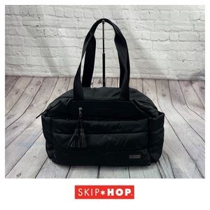 NWOT Skip Hop Black Riverside Diaper Satchel